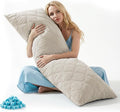 BEDELITE Cooling Body Pillow, Memory Foam Filled, 20x54 Inches | Soft & by BEDELITE