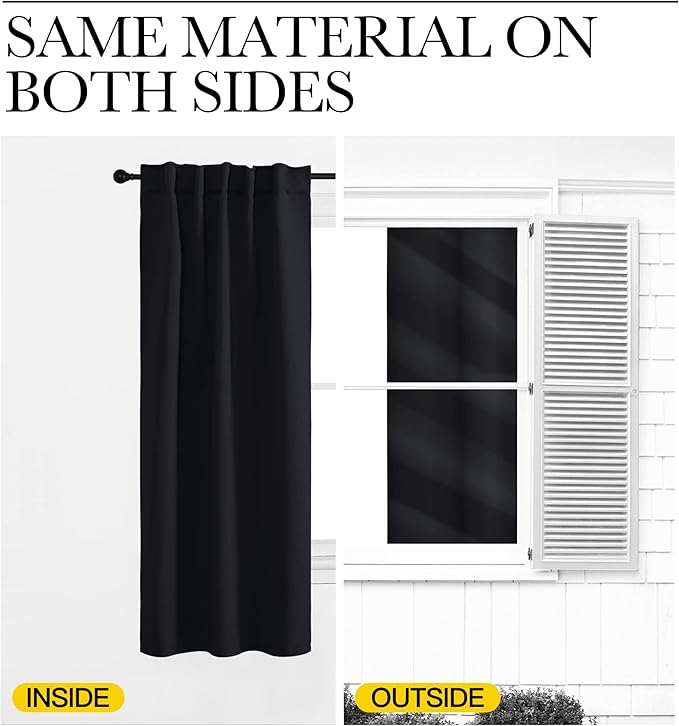 NICETOWN Halloween Blackout Curtain Blinds Window Panels - Image 6