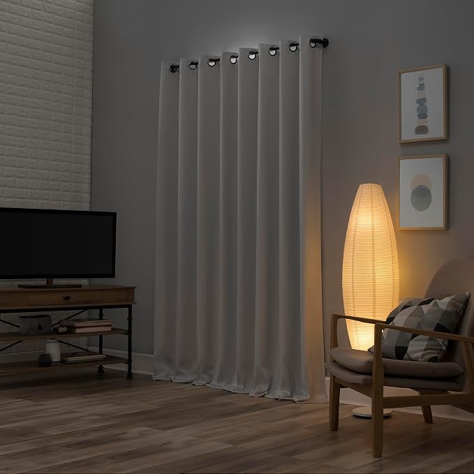 Sun Zero Nordic 2-pack Theater Grade Extreme 100% Blackout Grommet Curtain - Image 2