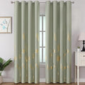 Sage Green Blackout Curtains for Bedroom 84 Inches Long, Thermal Insulated by ESTELARTEXTILER