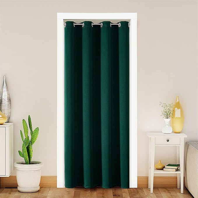 ChrisDowa Blackout Curtains for Bedroom 90 Inch Door Curtain, 1 Panel | 52W x by ChrisDowa