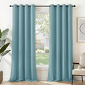 Deconovo Blackout Curtains for Bedroom and Living Room 84 Inches Long | Black by Unknown