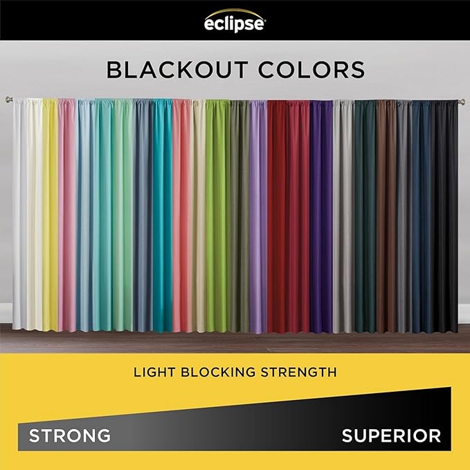 Eclipse Kendall Solid Blackout Curtain - Image 4