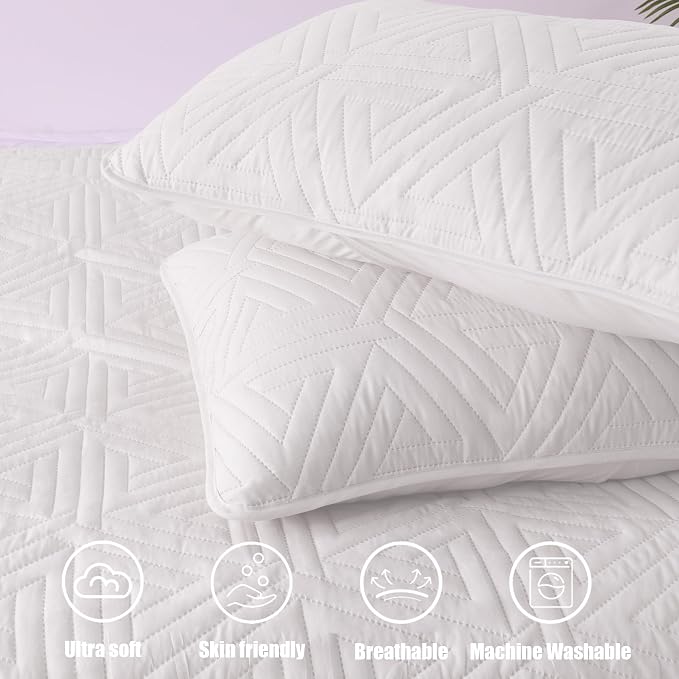 Whale Flotilla Soft Geometric Cal King Quilt Set - Image 6