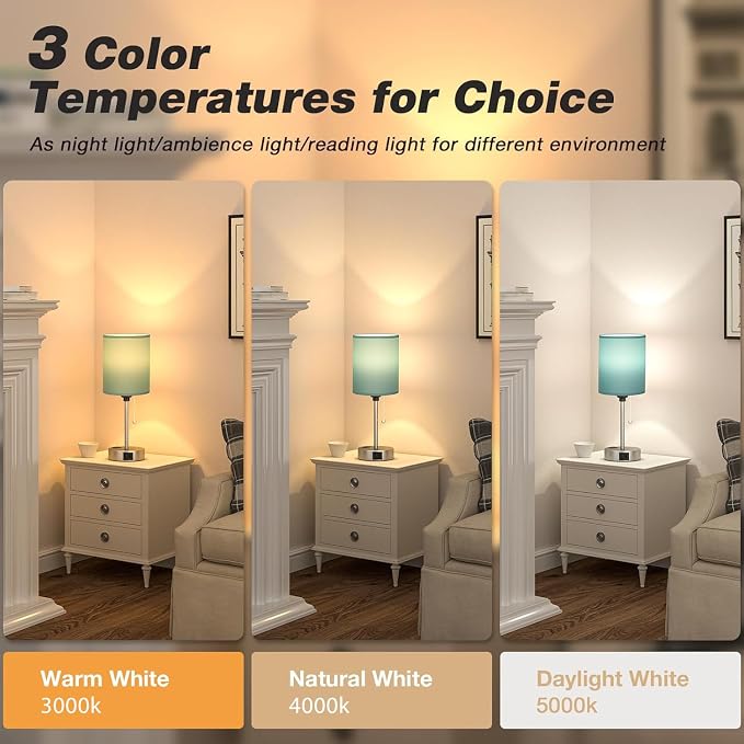 Small Bedside Table Lamp for Bedroom - Image 3