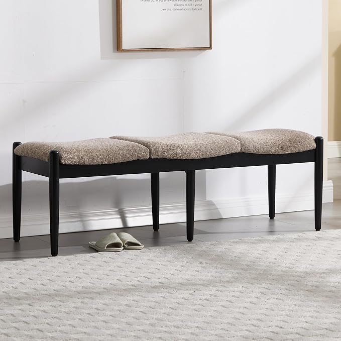 Modern Bedroom End of Bed Bench, Upholstered Entryway Bench Bed Ottoman Bench by CIMOTA