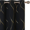 Deconovo Curtains for Living Room, Pattern Blackout Curtains 63 Inches Long | by Unknown