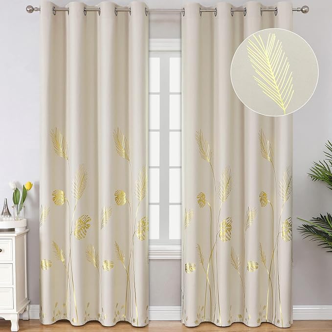 Room Darkening Curtains Window Curtains 84 Inches Long, Thermal Insulated by ESTELARTEXTILER