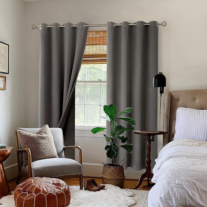 BGment Thermal Insulated 100% Blackout Curtains - Image 2