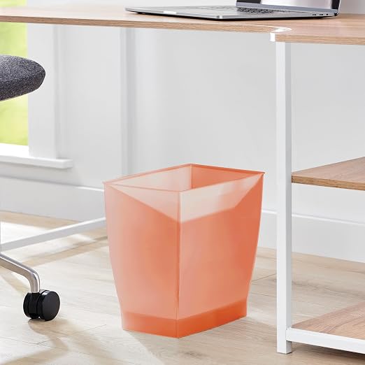 iDesign Small Plastic Bathroom Trash Can, - Image 5