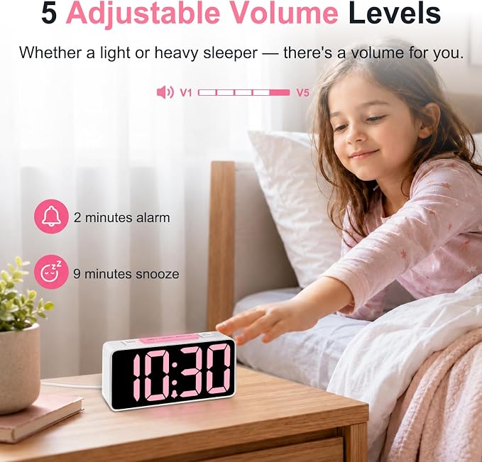 DreamSky Small Digital Alarm Clock - Image 6