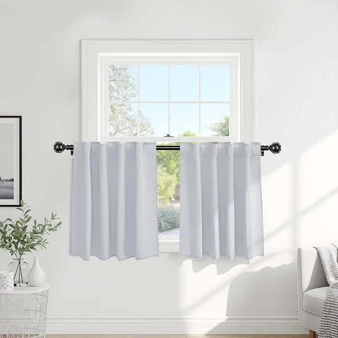 PONY DANCE White Curtain Panels by PONYDANCE