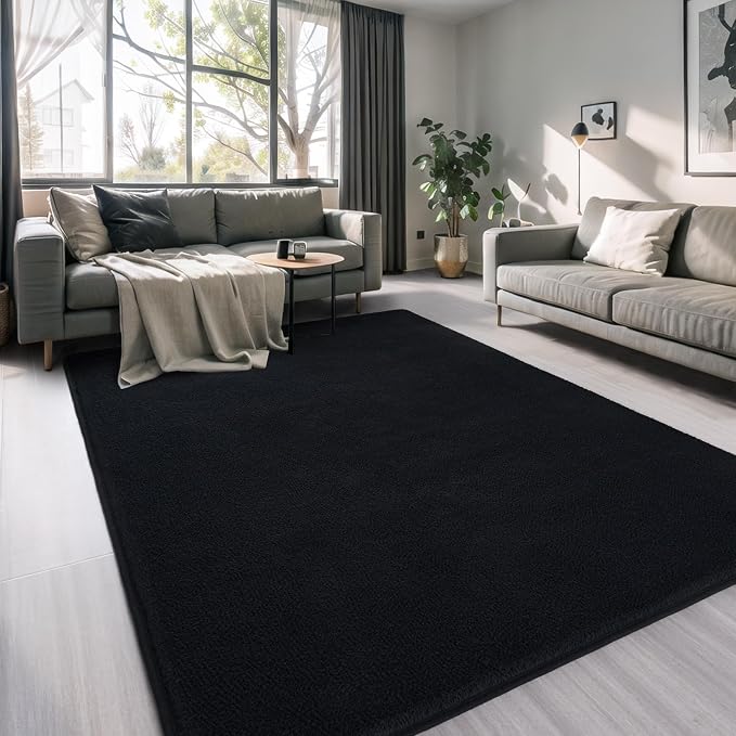 4x6 Area Rugs for Living Room Non Slip Dorm Bedroom Rug, Minimalist Washable - Image 9