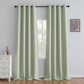 IGEMAEVE Blackout Curtains for Bedroom Grommet Sage Green 52" W x 96" L | by IGEMAEVE
