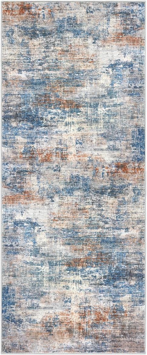Abstract Runner Rug 2x5 Ft Washable Runners - Image 10