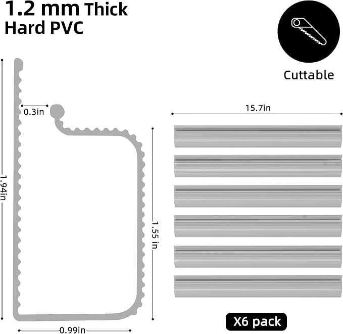 YECAYE Cable Management Under Desk, 94.2 in, Cord Organizer, Wire Management - Image 5