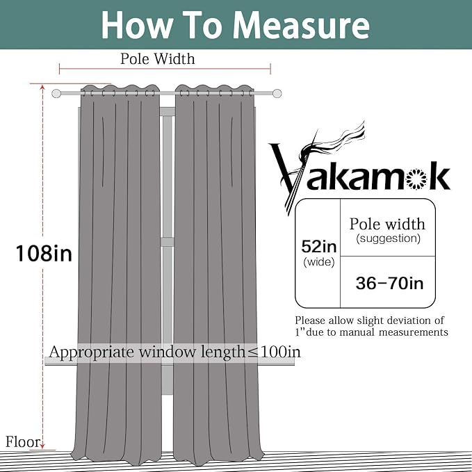 Yakamok Room Darkening Curtains 52x108 inch Long Mustard Yellow-Bedroom | 2 - Image 6