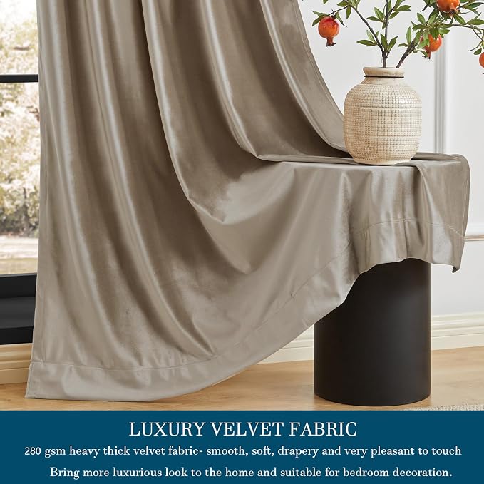 PRIMROSE Taupe Curtains 120 inch - Image 4