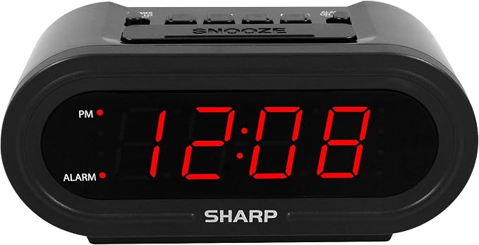 Sharp AccuSet Self-Setting Alarm Clock by SHARP