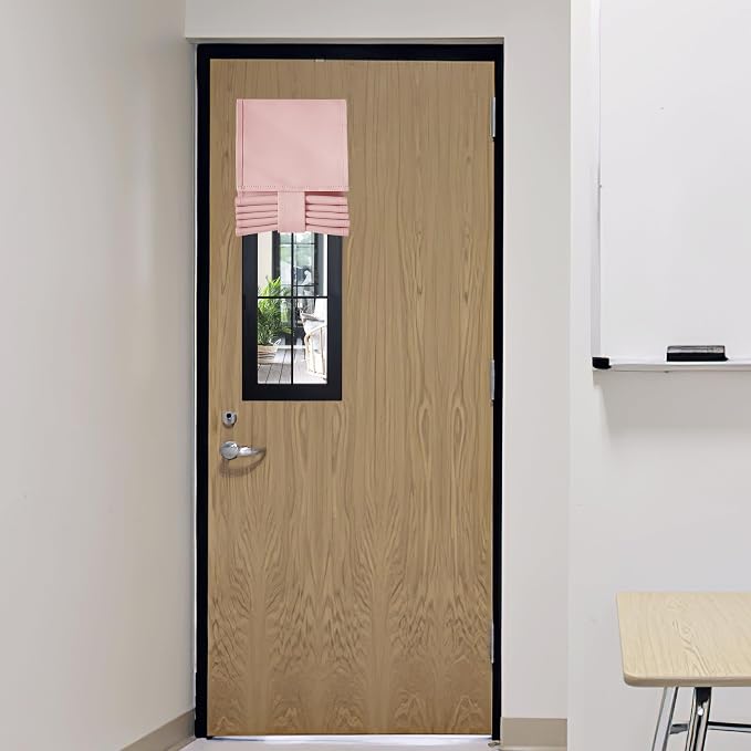 RYB HOME Classroom Door Window Cover, Room Darkening Block Views, Office Door by RYBHOME
