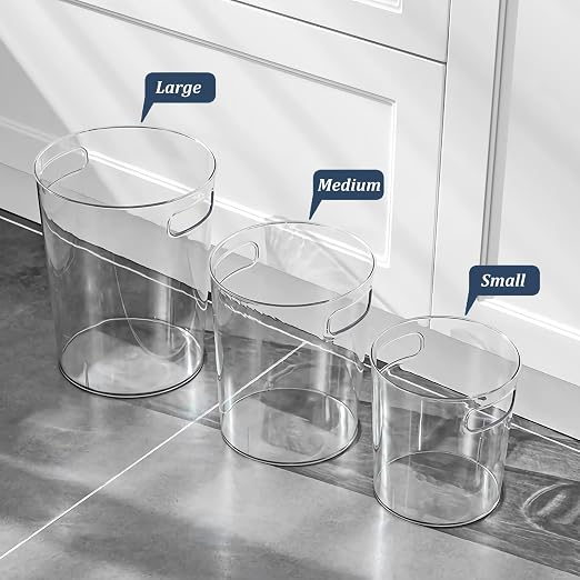 Anyoifax Small Trash Can Plastic Wastebasket 1.5 Gallon Garbage Bin, Waste - Image 6