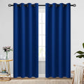 COSVIYA Grommet Room Darkening Royal Blue Curtains 84 inch by COSVIYA