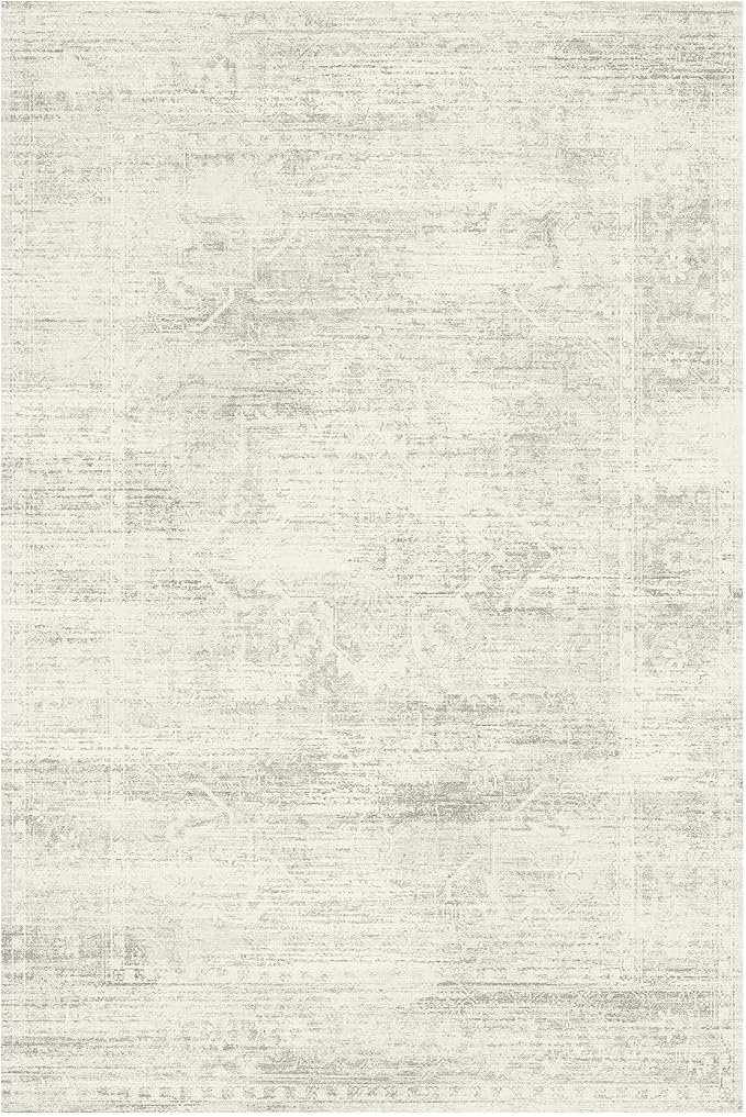 Latte&Fog 6x9 Area Rugs for Living Room Washable Large Neutral Ivory Rugs | for - Image 5