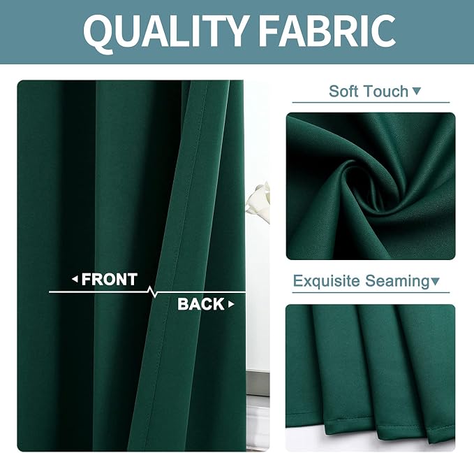 ChrisDowa Room Divider Curtains 108 Inch Long Sliding Door Curtain 1 Panel | - Image 4