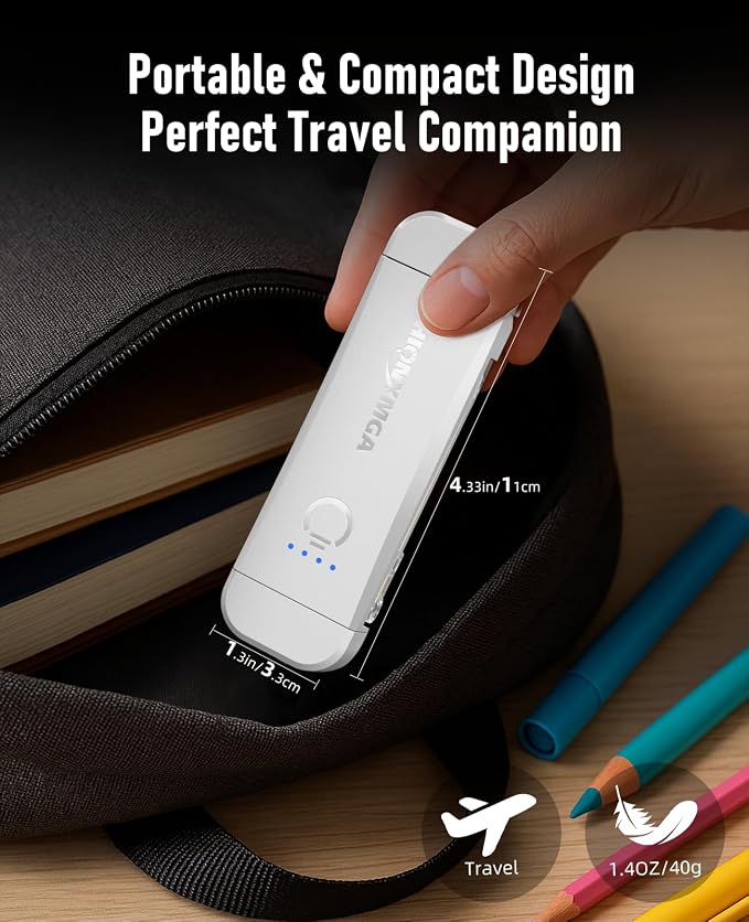Book Reading Light, 2 Pack Silent Touch Books Lamp - Image 6