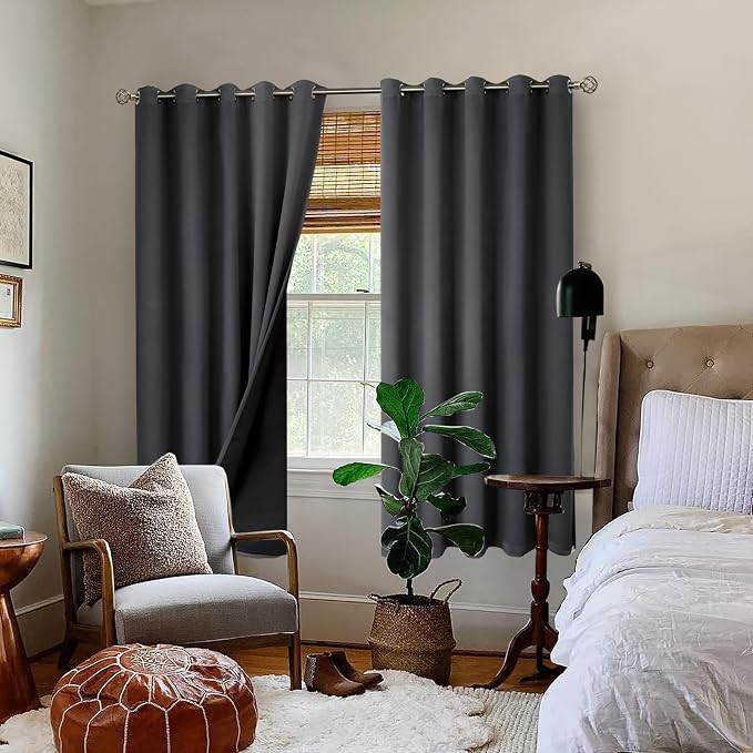 BGment Thermal Insulated 100% Blackout Curtains - Image 2