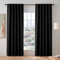PONY DANCE Blackout 80 inch Length Curtains 2 Panels Set, Temporary Room by PONYDANCE