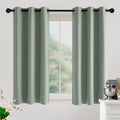 NICETOWN Sage Green Room Darkening Curtains 50 Inches Long 2 Panels by NICETOWN