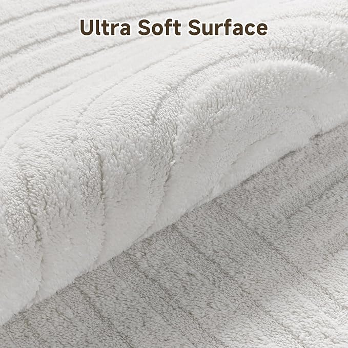 Pauwer 8x10 Area Rugs for Living Room, Modern Non Slip Washable Rug, Soft Fluffy - Image 3