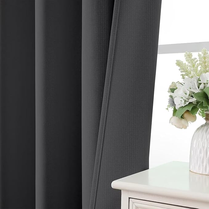 Joydeco Blackout Curtains 108 Inches Long 2 Panels Set, Thermal Insulated Long - Image 7