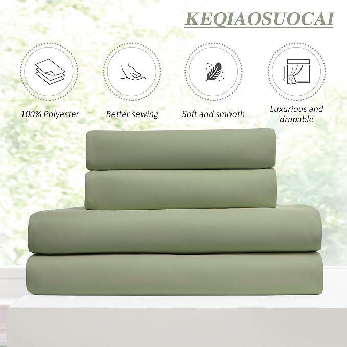 Sage Green Blackout Curtains Pinch Pleat 84 Inches Long Thermal Insulated Black - Image 5