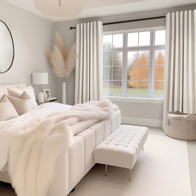 Topfinel Extra Wide 70 Inch Length Blackout Curtains 108 Inches Long 2 Panels - Image 7