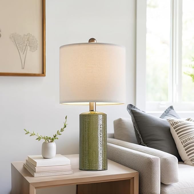 G-SAFAVA 20.25" Small Table Lamps Set of 2 Modern Ceramic Lamps - Image 6