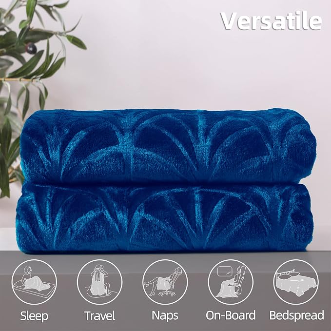 Whale Flotilla Soft Flannel Fleece Twin Size Blanket - Image 7