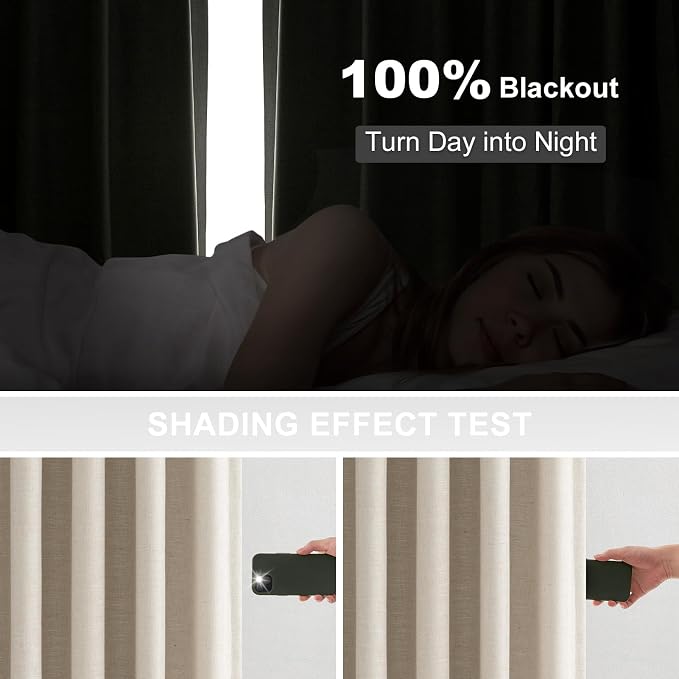 Topfinel 100% Blackout Curtains - Image 6