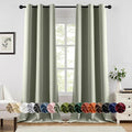 MIULEE Blackout Curtains for Bedroom 2 Panels 40 x 96 Inch Long Sage Green | by MIULEE