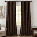 Brown Velvet Blackout Curtains 84 Inches by AUSSPVOCT