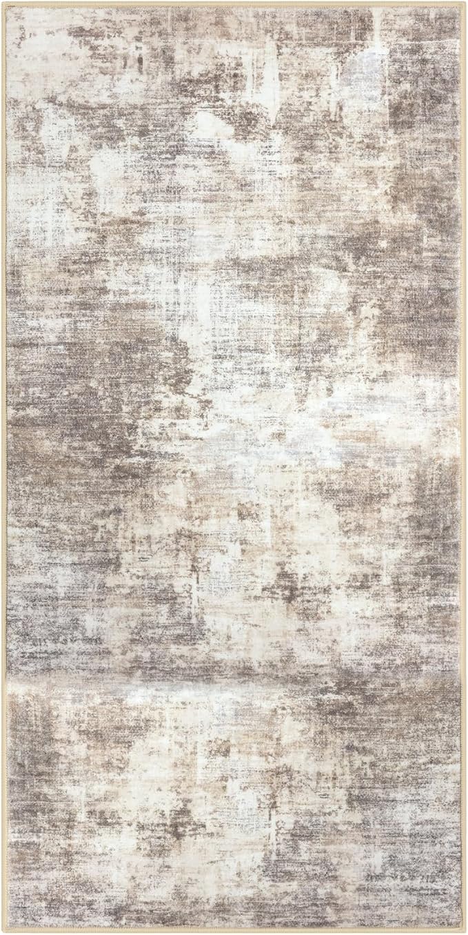 Abstract Runner Rug 2x4 Ft Entryway Rugs Washable Door Mat Indoor Entrance - Image 10