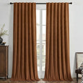 Joydeco 100% Blackout Curtains Velvet Black Out Curtain 84 Inch Drapes | by JOYDECO