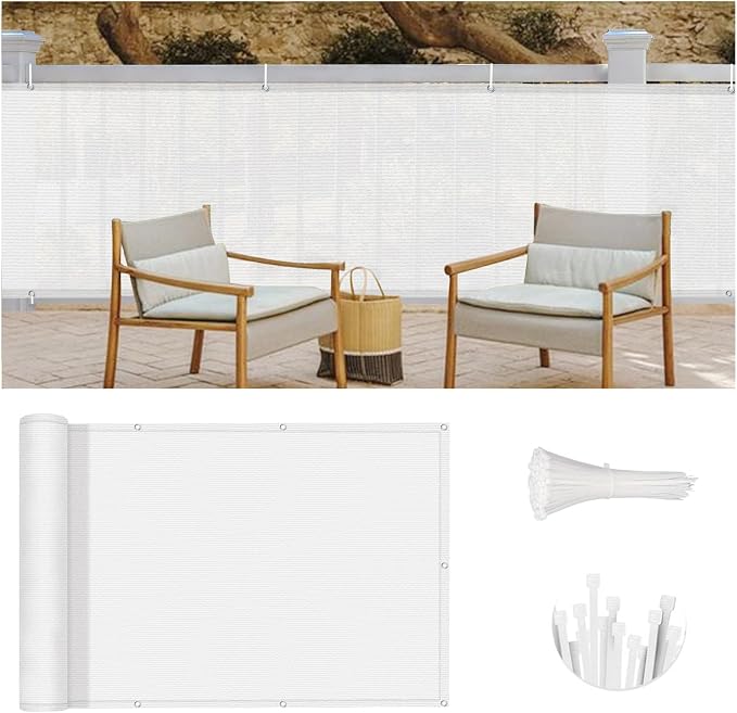 LOVE STORY 3' x 4' Balcony Privacy Screen Cover by LOVESTORY