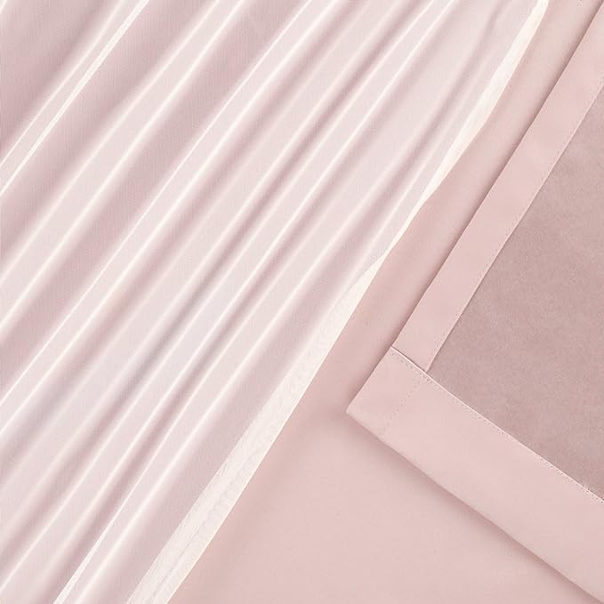 TOWN & COUNTRY LUXE Talia Double Layer Indoor Curtains, Sheer and Room - Image 6