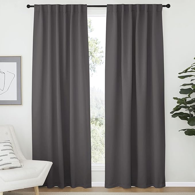 NICETOWN Bedroom Blackout Draperies and Window Treatment- 52 Width X 72 Length by NICETOWN
