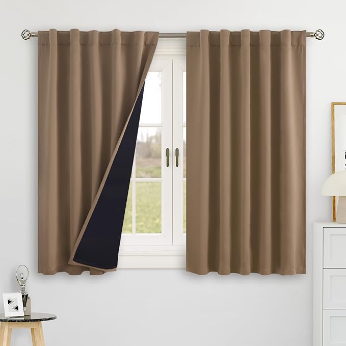 BGment Short Bedroom Blackout Curtains by BGment