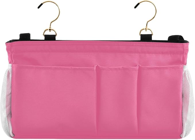 DOMIKING Neon Pink Bedside Caddy - Image 2