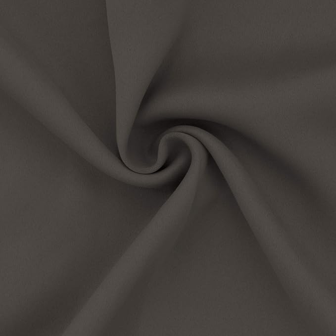 Easy-Going Thermal Grommet Blackout Curtains, 2 Panels 52x96 in, Taupe | - Image 6