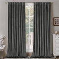 BGment Grey Velvet Blackout Curtains 84 inches Long, 2 Panels, 52 x 84 Inch | by BGment